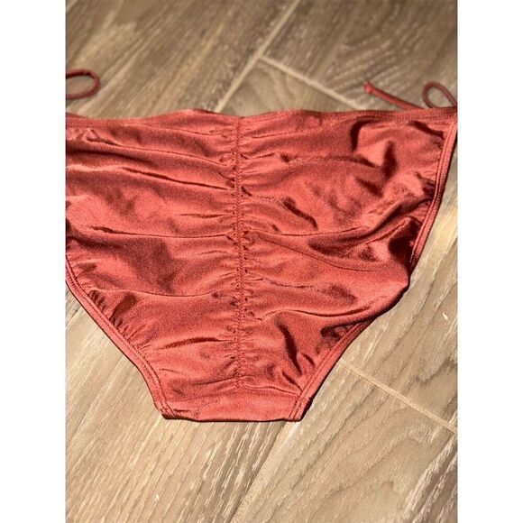 Xhilaration Women's XL Rust Red String Bikini Bottom Adjustable Ties - Picture 6 of 9